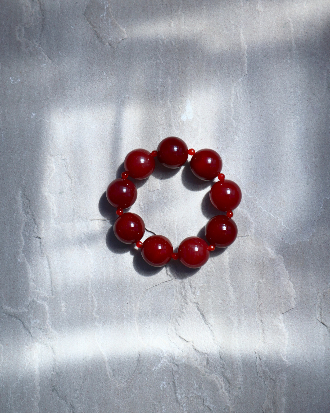 Red carnelian bracelet