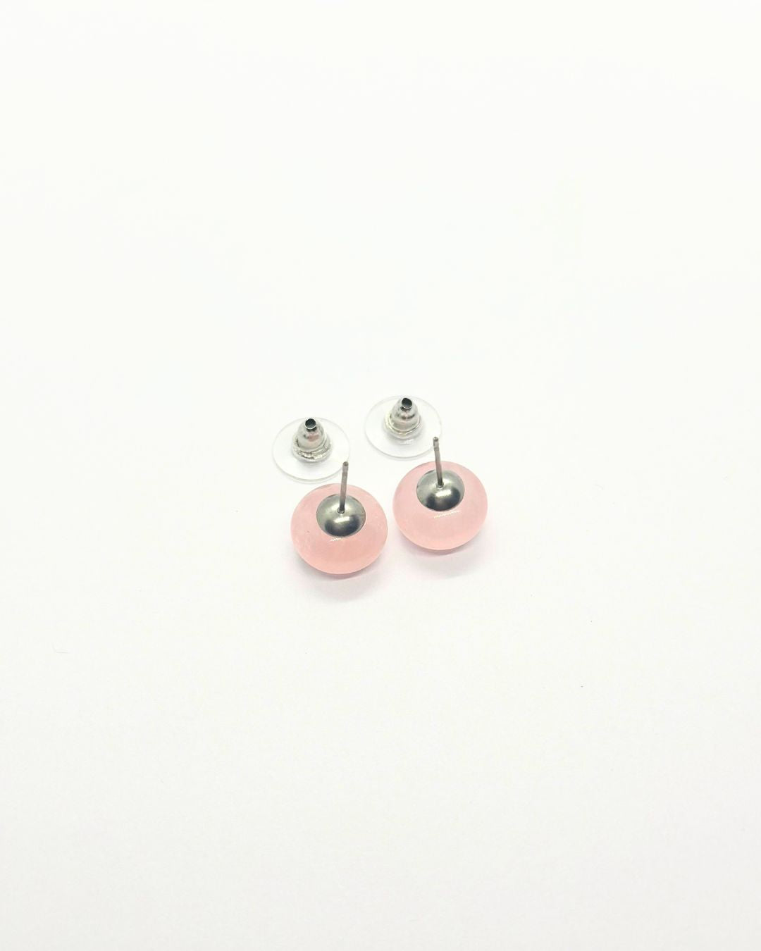 Rose Quartz Earring Set