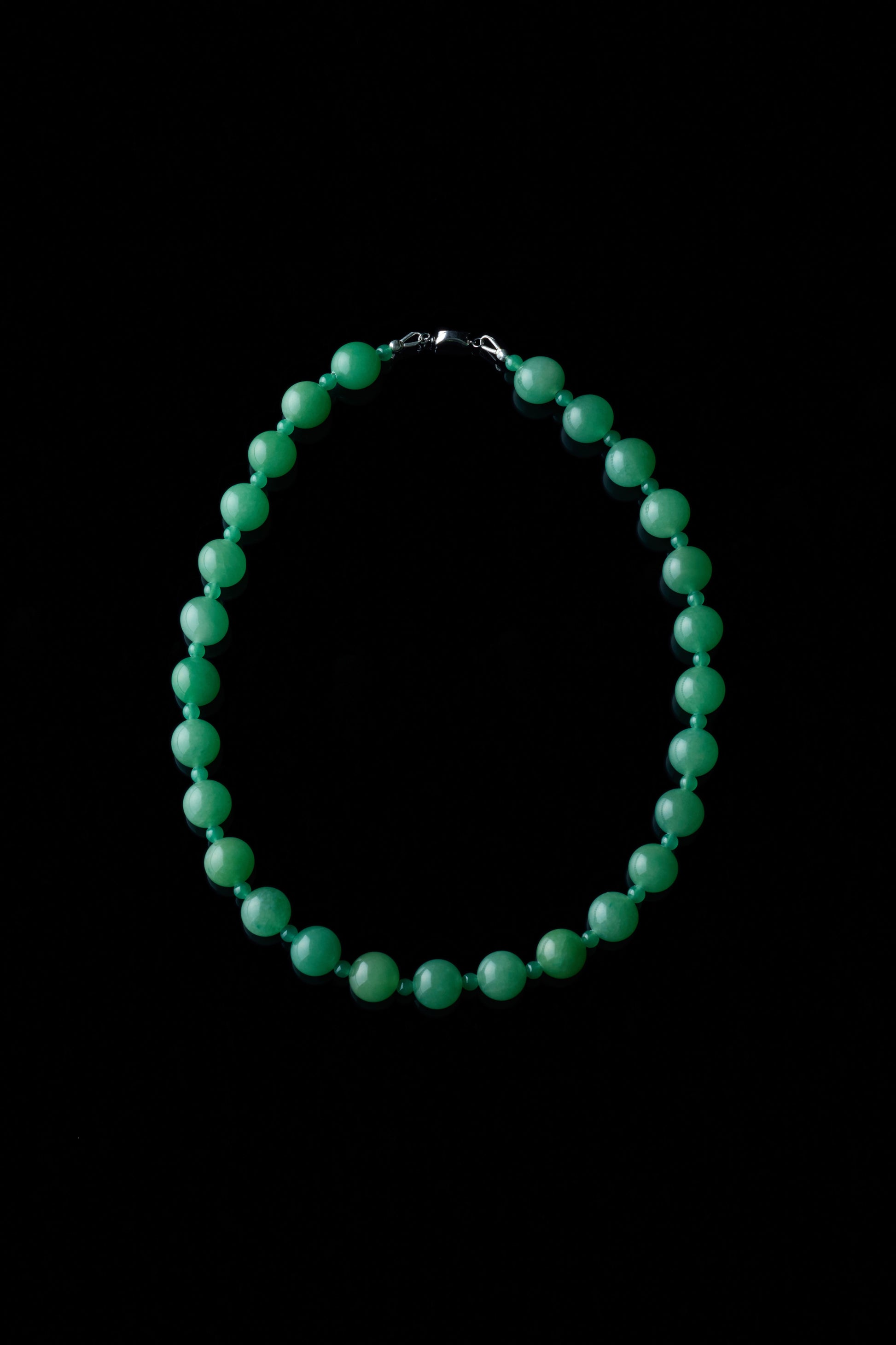 Green Aventurine necklace, small bead
