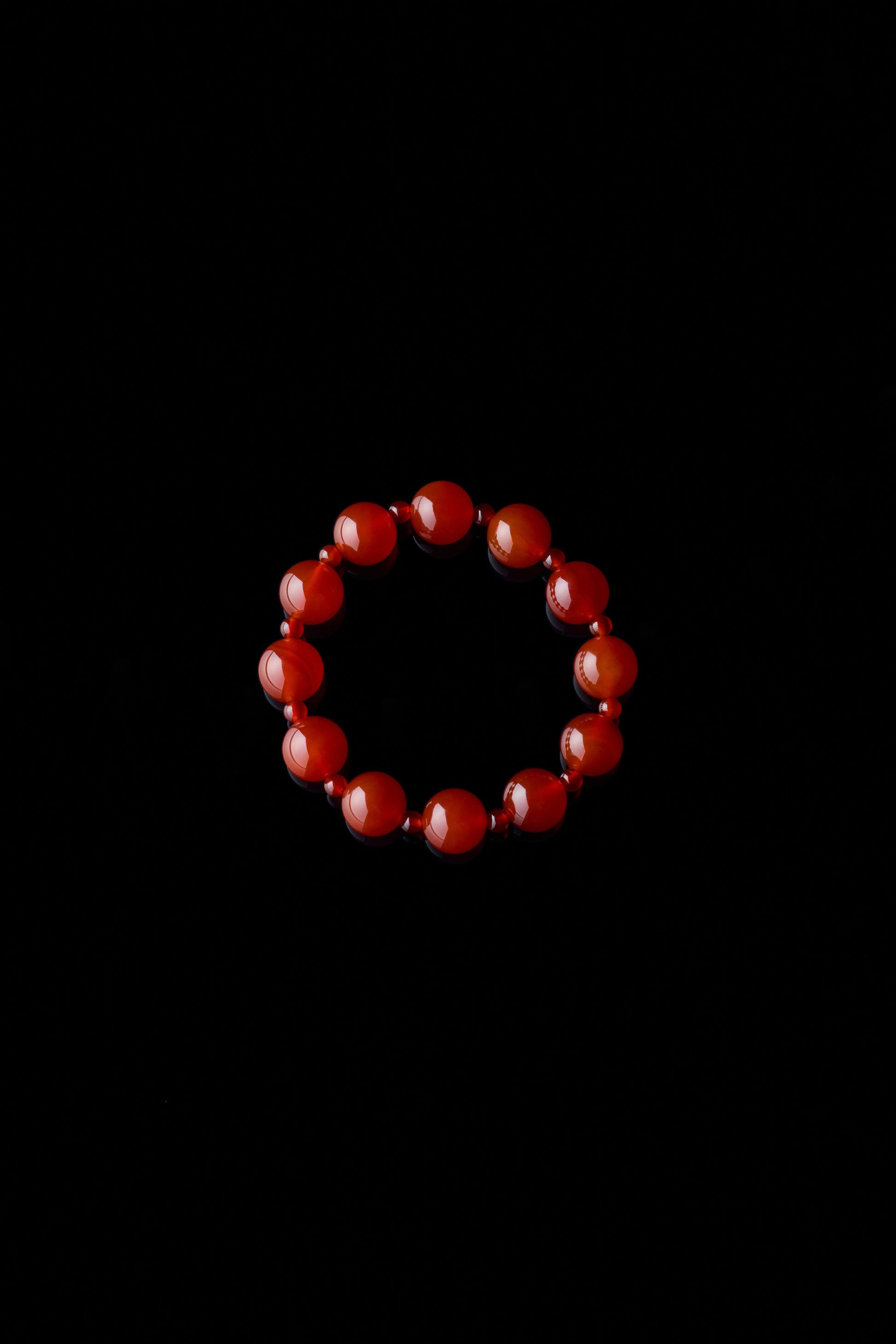 Red Agate small beaded bracelet