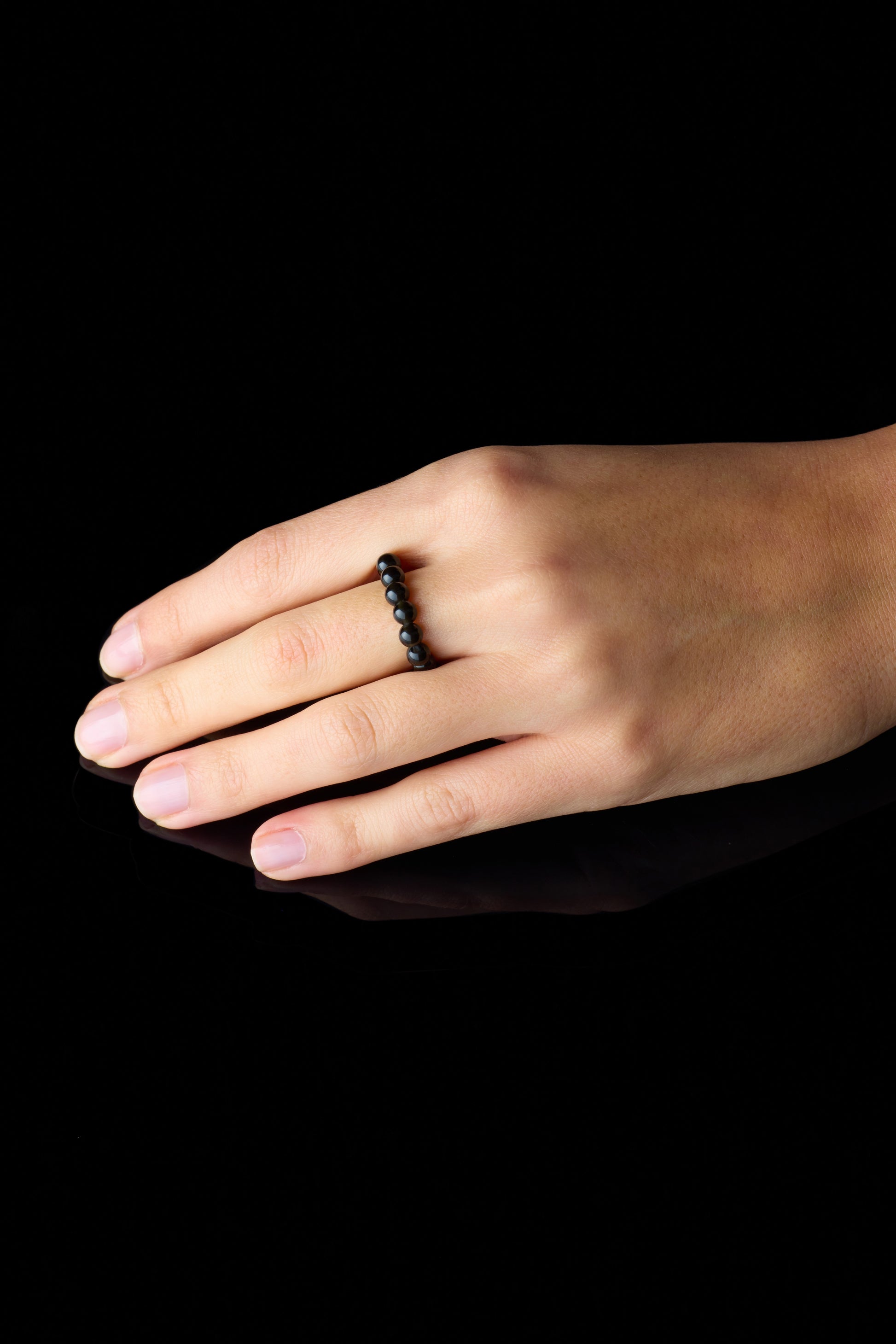 Black Obsidian Ring