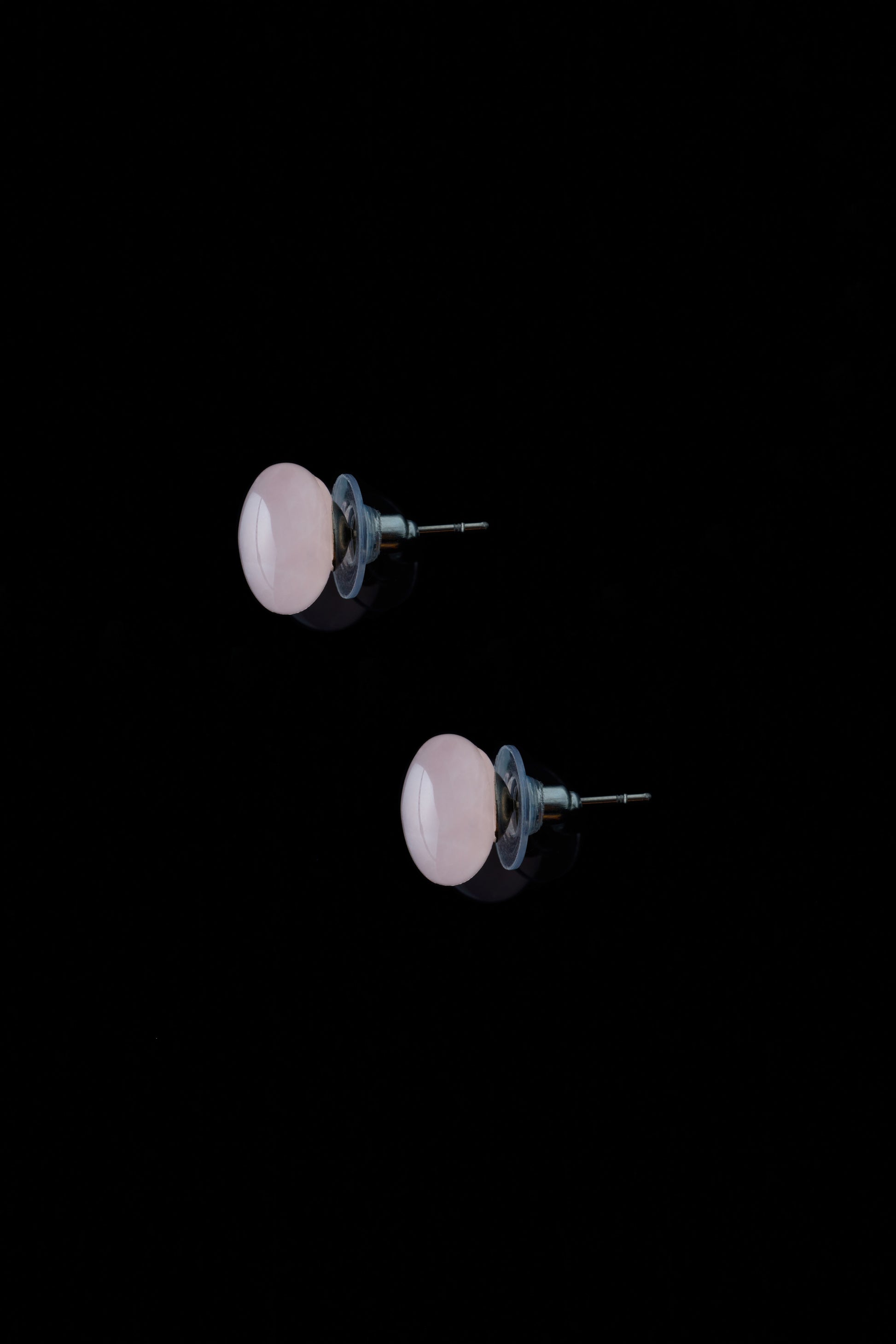 Rose Quartz Earring Set