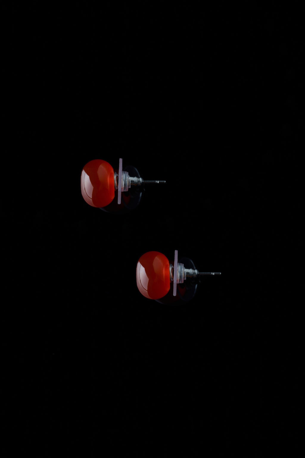 Red Agate Earring Set