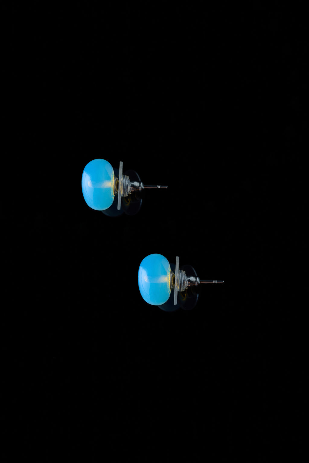 Opal Moon Earring Set