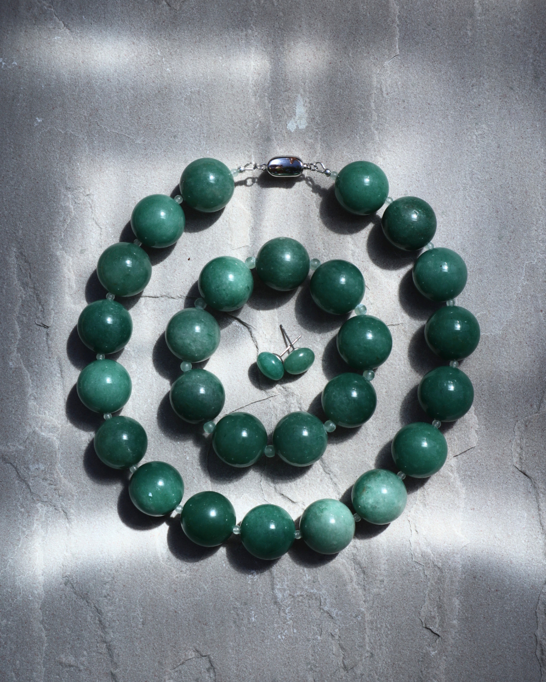 the green aventurine set