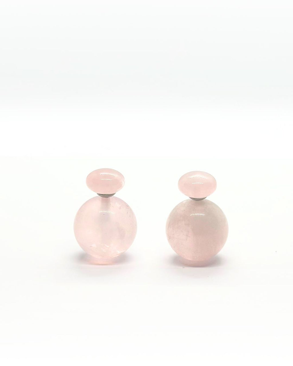 Rose Quartz Earring Set