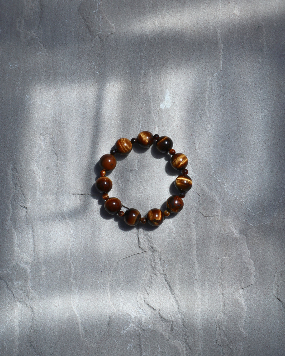 tiger eye small beaded bracelet
